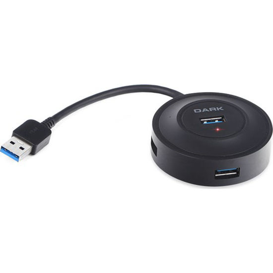 DARK Connect Master 4 Port USB 3.0 USB Hub Siyah DK-AC-USB344 resmi