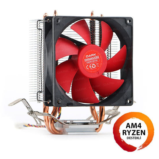 DARK Freezer X90 Intel 775/1156/1155/1150/1151 FM1/FM2/AM2+/AM3+ /AM4 Ryzen Uyumlu işlemci Soğutucu DKCCX90 resmi