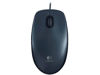 LOGITECH Kablolu USB Optik 1000DPI Siyah Mouse resmi