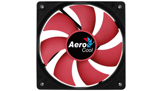 AEROCOOL Force 12cm Kırmızı Sessiz Fan AE-CFFR120RD resmi