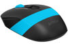 A4 TECH FG10 Siyah-Mavi Optik Nano Kablosuz Mouse-2000 DPI resmi