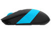 A4 TECH FG10 Siyah-Mavi Optik Nano Kablosuz Mouse-2000 DPI resmi