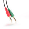 DARK 2x3.5mm STEREO ERKEK - 3.5mm STEREO DİŞİ Y KABLO  DK-CB-AUC02 resmi