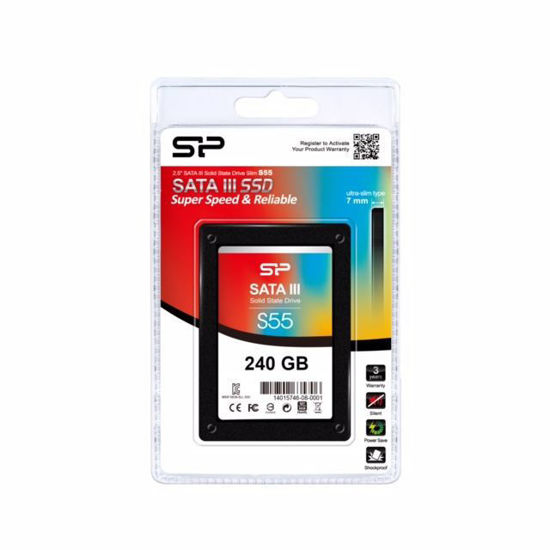 SILICONPWR 240GB S55 Sata3 540/510 Flash SSD resmi