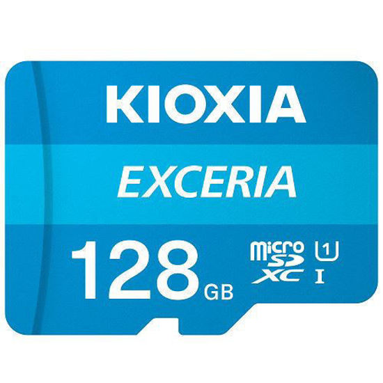 KIOXIA 128GB EXCERIA MicroSD C10 U1 UHS1 R100 Hafıza kartı LMEX1L128GG2 resmi