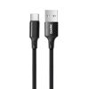 DARK 1m USB Type-C Örgülü Şarj ve Data Kablosu DK-CB-U31L100BR resmi