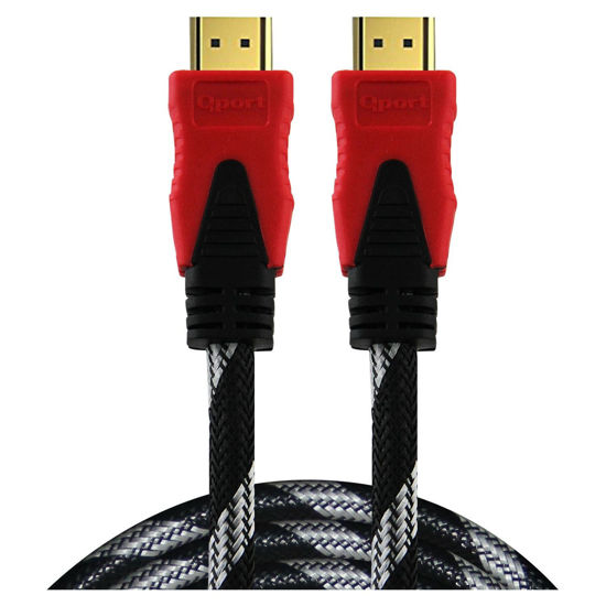 QPORT Q-HDMI15 15M HDMI KABLO 1.4V 3D ALTIN UCLU resmi