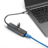 DARK USB3.1 Type C 3x USB3.0 Hub 1x Gigabit Ethernet Çoklayıcı DK-AC-U31X3GL resmi