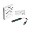 DARK Connect Master X4 USB-A to 3 Port USB2.0, 1 Port USB3.0 HUB DK-AC-USB310 resmi