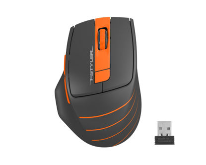 A4 TECH FG30 Siyah-Turuncu Optik Nano Kablosuz Mouse-2000 DPI FG30-TURUNCU resmi