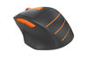 A4 TECH FG30 Siyah-Turuncu Optik Nano Kablosuz Mouse-2000 DPI FG30-TURUNCU resmi