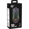 GAMENOTE MS1026 Kablolu RGB Gaming Mouse Siyah 6400DPI resmi