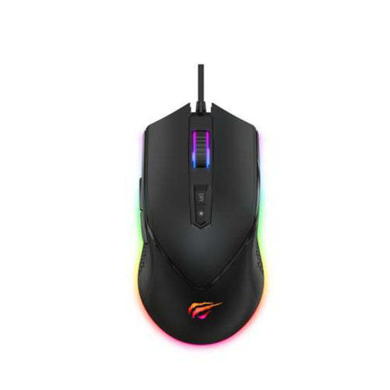 GAMENOTE MS814 Kablolu RGB Gaming Mouse Siyah resmi