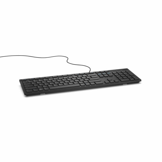 DELL Multimedia Keyboard-KB216 - International (QWERTY) - Black  580-ADHK resmi