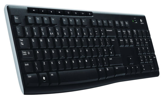 LOGITECH Kablosuz K270 Q TR Multimedya Siyah Klavye 920-003761 resmi