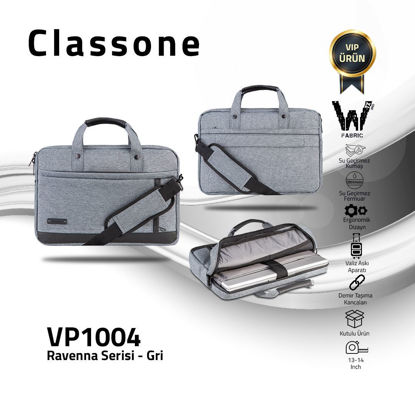 CLASSONE VP1004 RAVENNA 14 LUX GRİ ÇANTA resmi