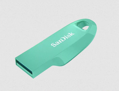 SANDISK 64GB ULTRA CURVE 3.2 FLASH DRIVE YEŞİL SDCZ550-064G-G46G resmi