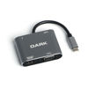 DARK USB 3.1 Type-C' den 4K UHD HDMI-VGA Dönüştürücü Adaptör DK-AC-U31XHDV resmi