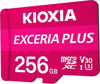 KIOXIA 256GB microSD EXCERIA PLUS MicroSD C10 U3 V30 UHS1 A1 LMPL1M256GG2 resmi