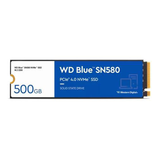 WD 500GB Blue SN580 SSD m.2 NVMe WDS500G3B0E 4000-3600MBPS GEN4 resmi