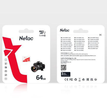 NETAC P500 Eco 64GB MicroSDXC NT02P500ECO-064G-S resmi